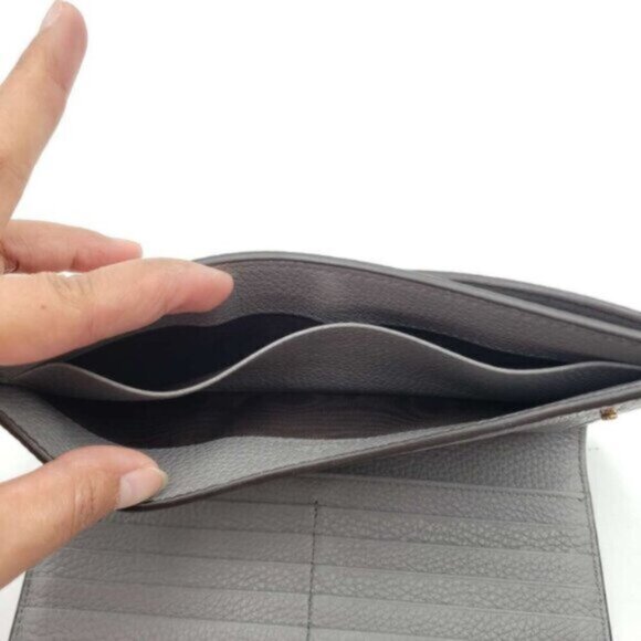 GUCCI Pink&Grey W/P Leather Clutch, Organizer Wallet 160-082625 - Picture 9 of 14